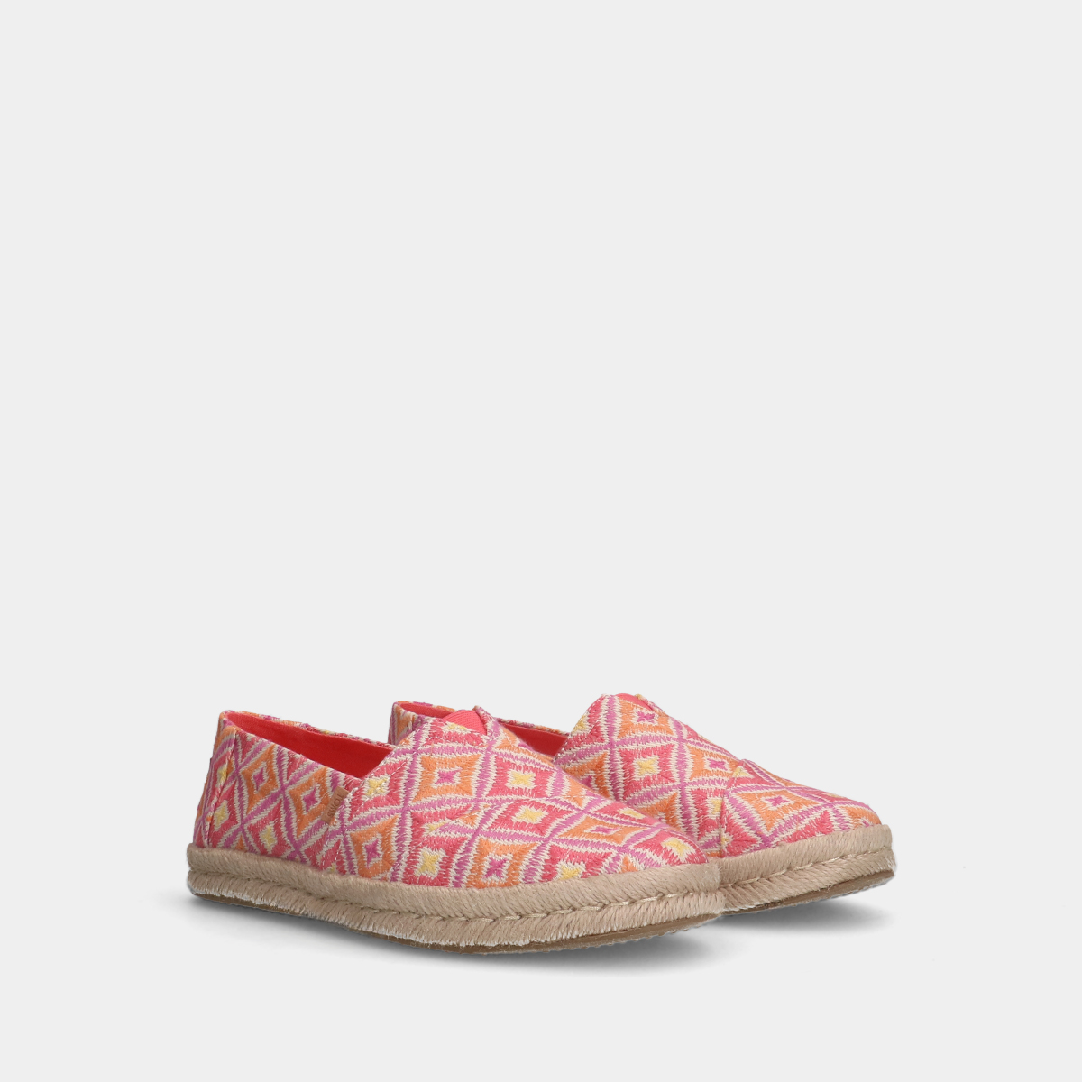 TOMS alpargate rope 2.0 pink dames sneakers