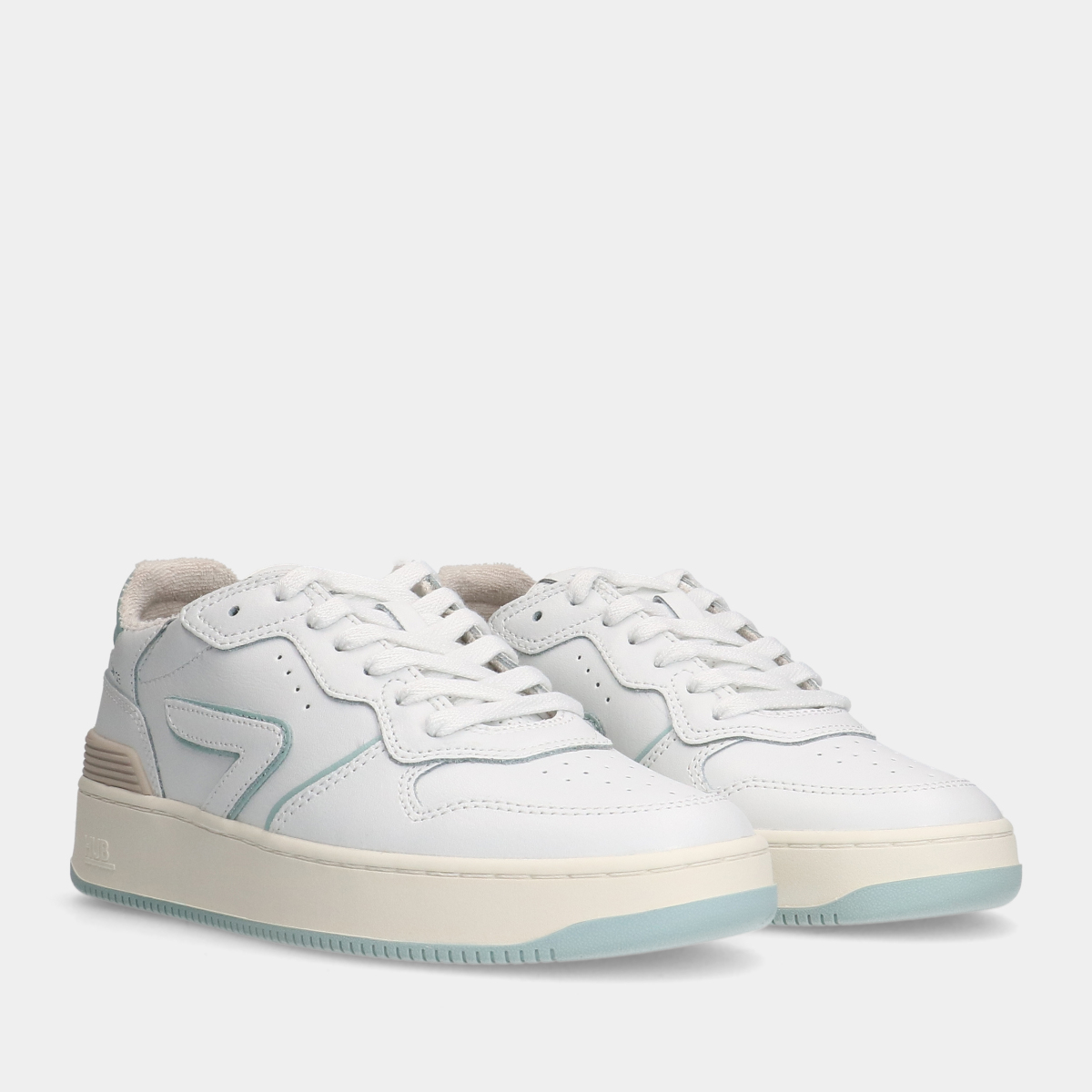 HUB smash L31 white dames sneakers