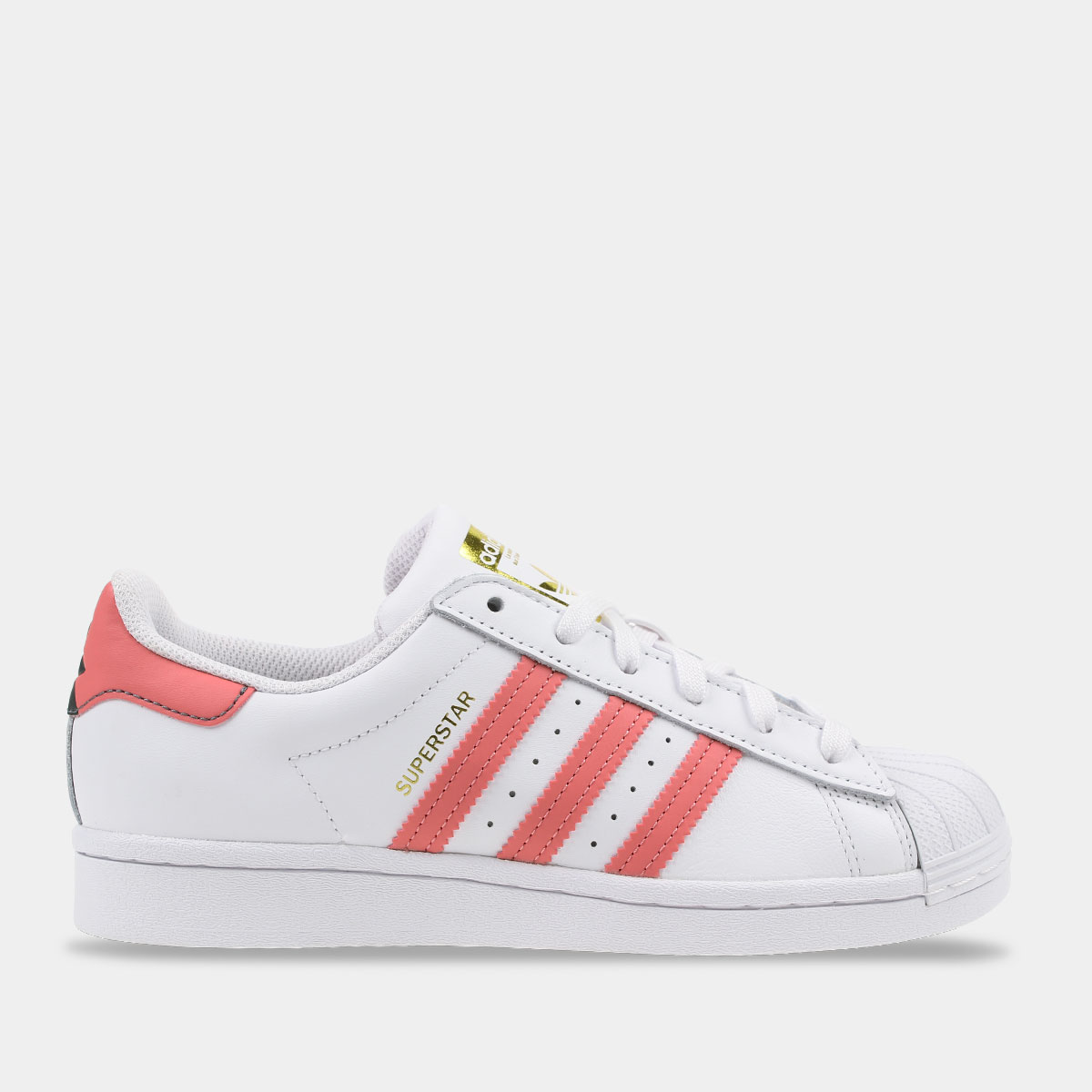 adidas Superstar Wit/Roze Dames | Laag Dames | SNEAKERS