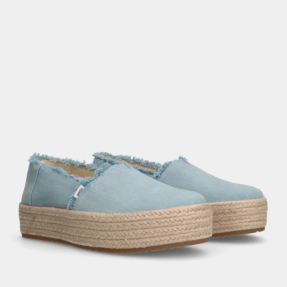 TOMS valencia light blue espadrilles