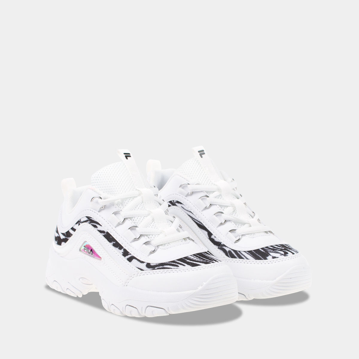 Fila Strada A Low Wit/Zebra Kinderen