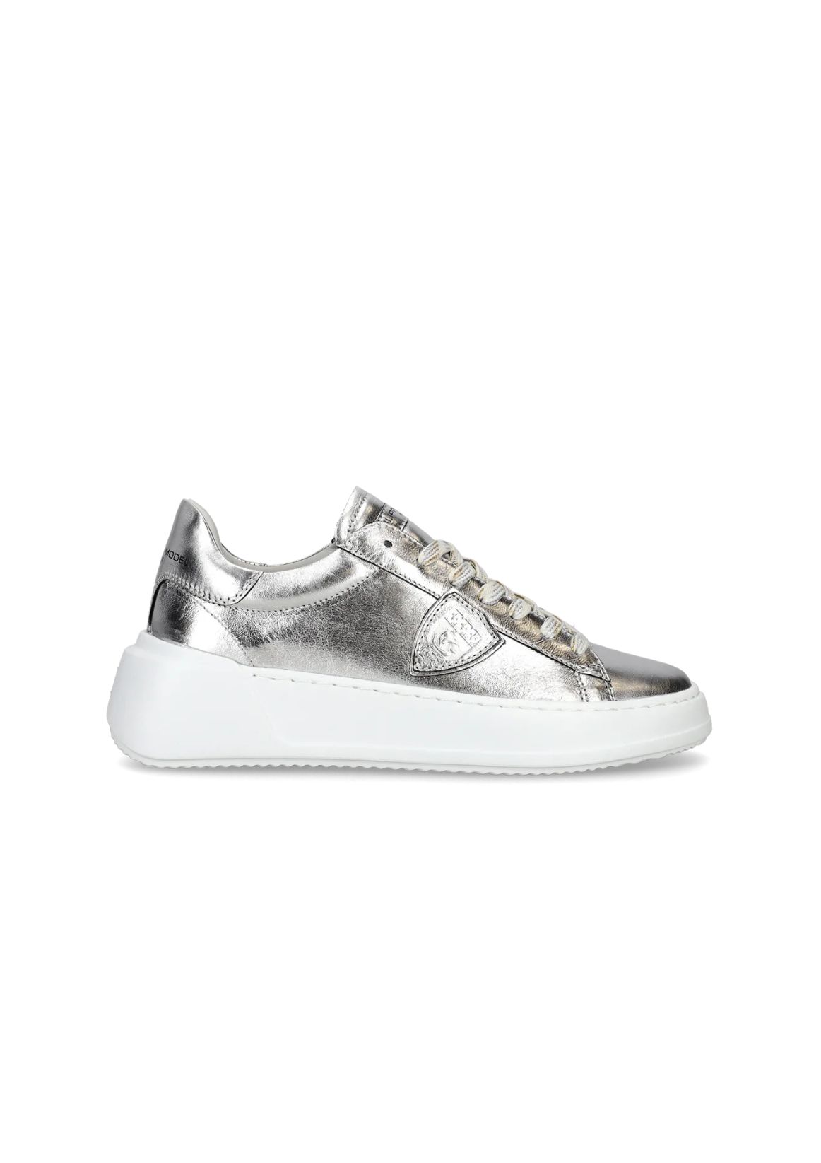 PHILIPPE MODEL Tres Temple Silver dames sneakers