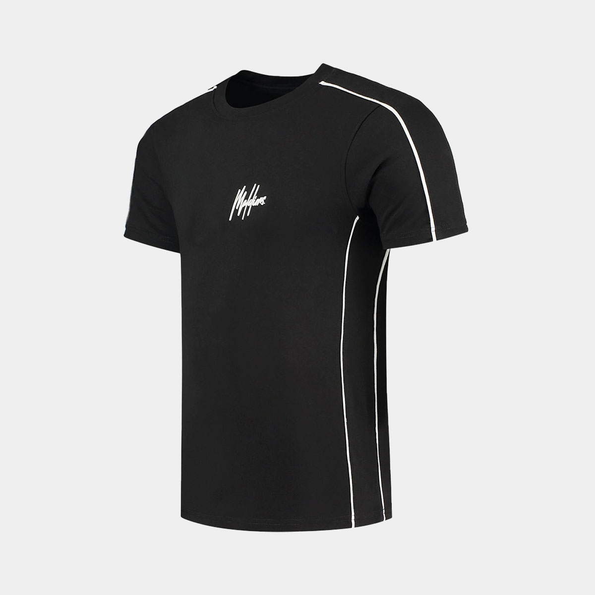 Malelions Thies T-Shirt 2.0 Zwart/Wit Heren