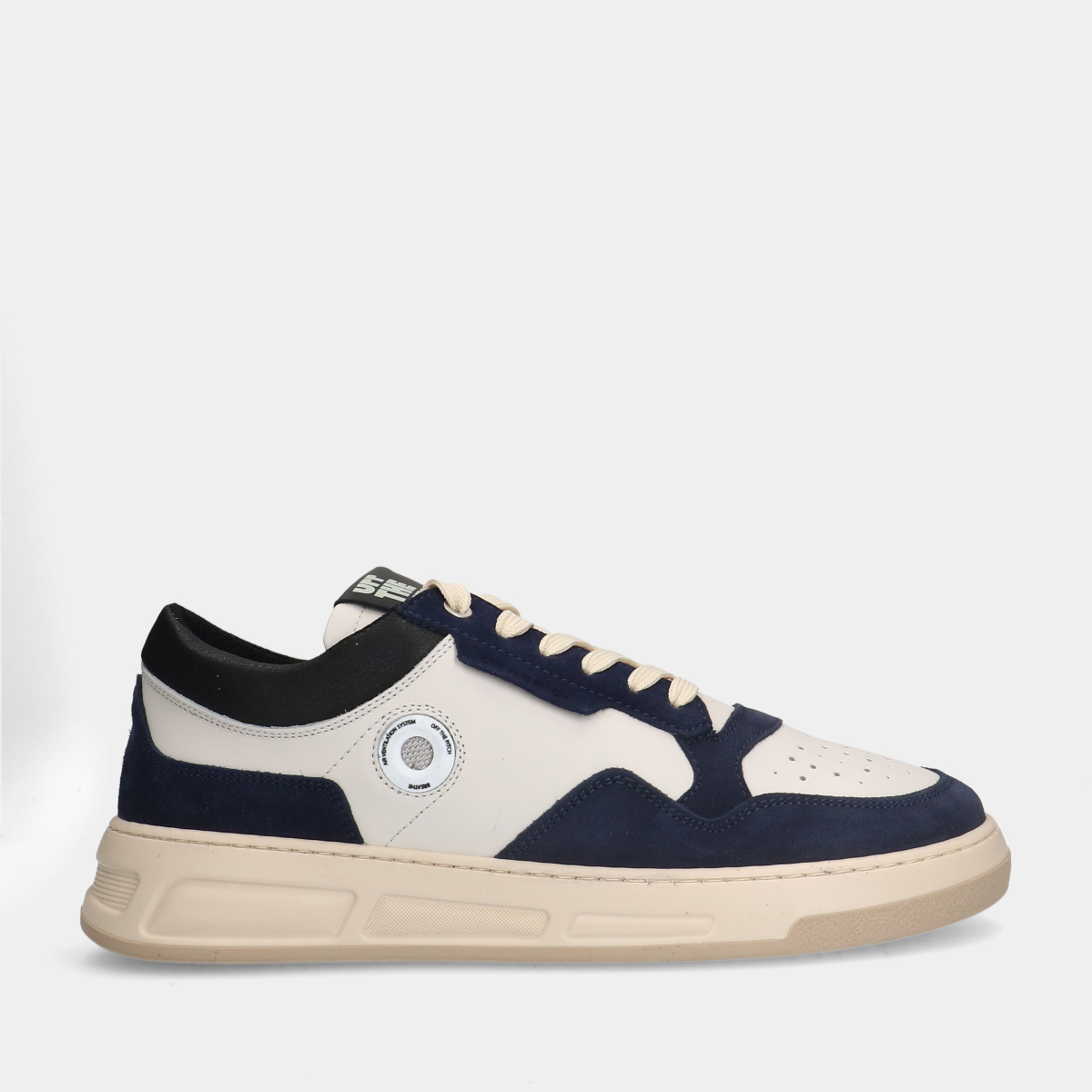 Off the Pitch Breathe 671 Navy Latte heren sneakers
